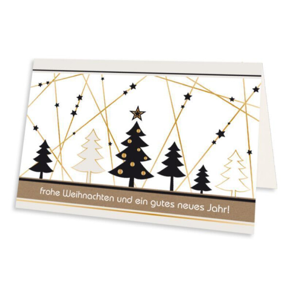 918-A6-210-p WK A6 Weiß - Weihnachtliches Motiv -