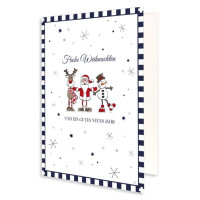 918-A6-215-p WK A6 Weiß - Weihnachtsfiguren -