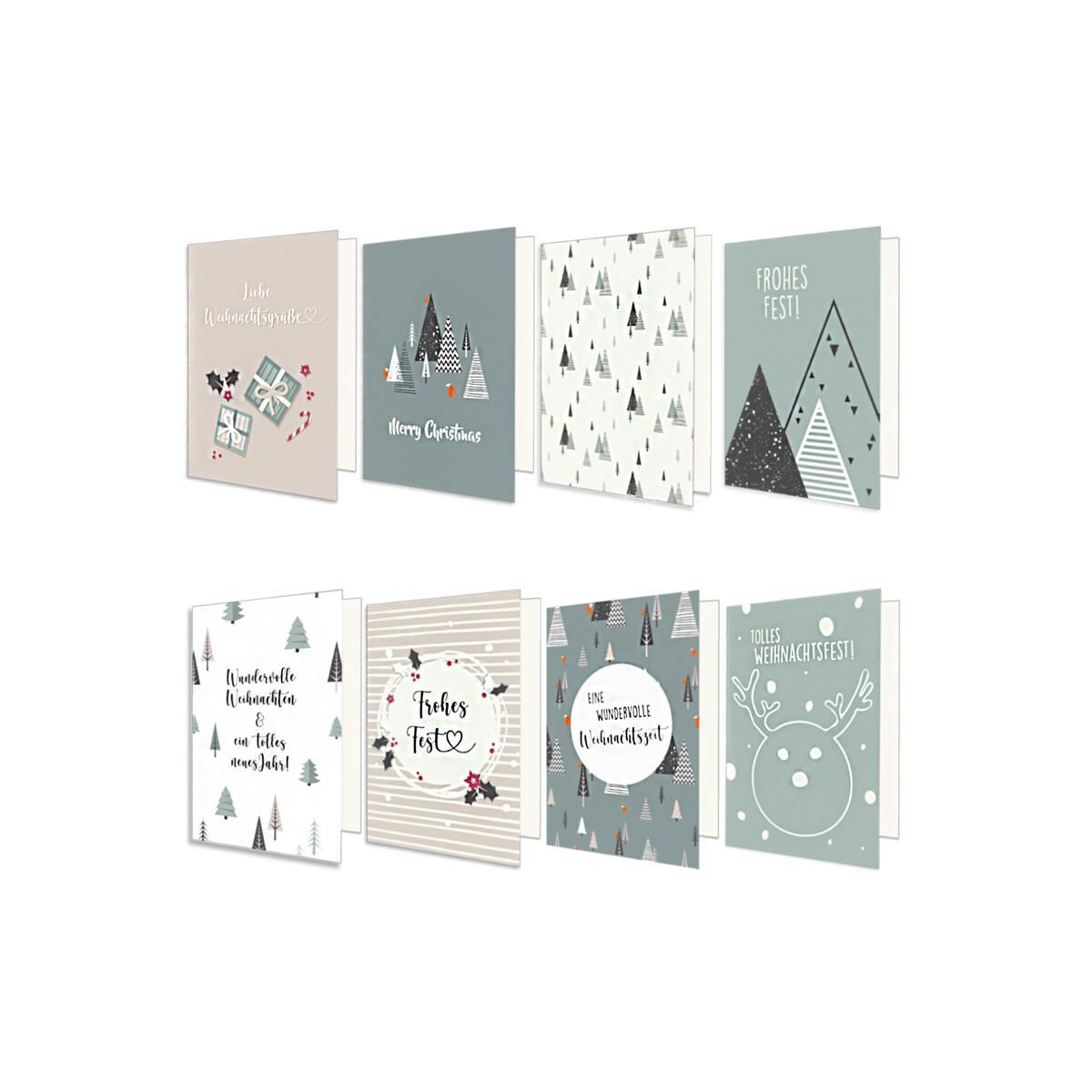 918-A6-Mix1-p WK SET A6 - Mix Weihnachtsmotiv -