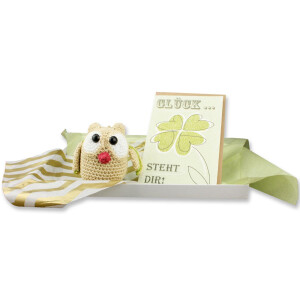 3x DIN A4 - Hochwertige Geschenk- und Aufbewahrungsbox - 30,2 x 21,3 x 2,1 cm - Honiggelb - stabiler 650 g/m² Karton