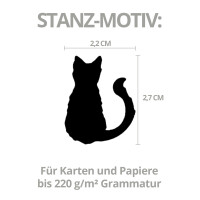 Artoz Papierstanzer - Kartenstanzer - "Katze", 27 mm -