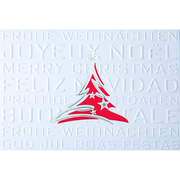 918-305  internationale Weihnachtskarte