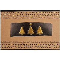 919-111 moderne Weihnachtskarte Öko