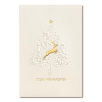 96322 edle Weihnachtskarte mit Elch