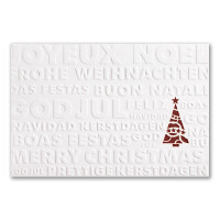 96328-dunkelrot internationale Weihnachtskarte