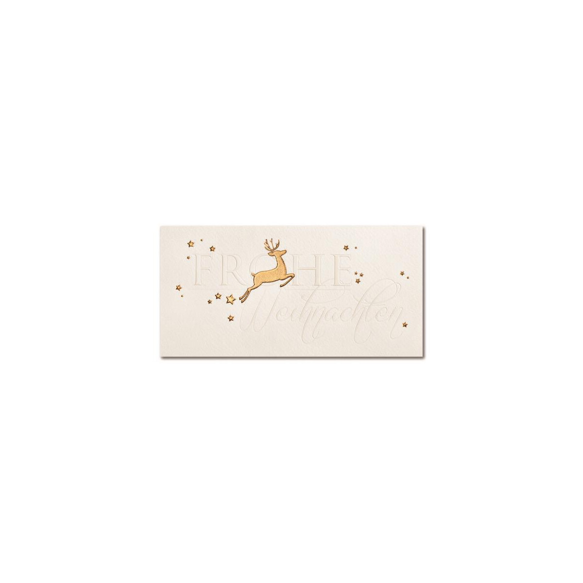 96614 edle Weihnachtskarte mit Elch
