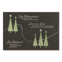 96646 Weihnachtskarte mit Geschäftstext