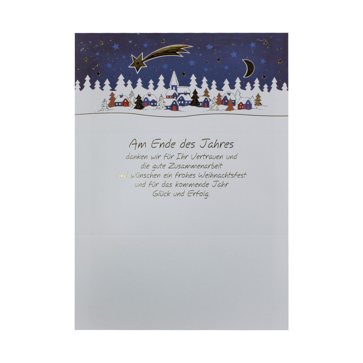 90403 Weihnachtsbrief Winterlandschaft