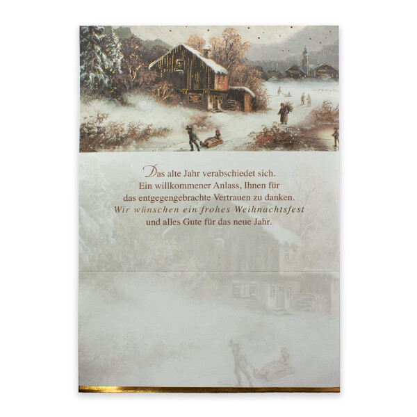 92836 Weihnachtsbrief Winterdorf