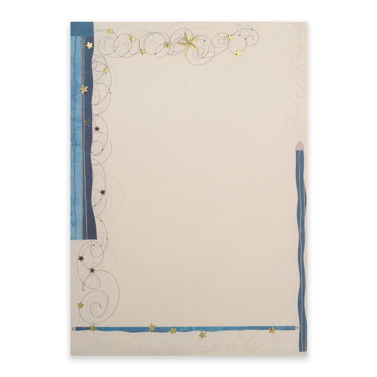 93510 Weihnachtsbrief Sterne