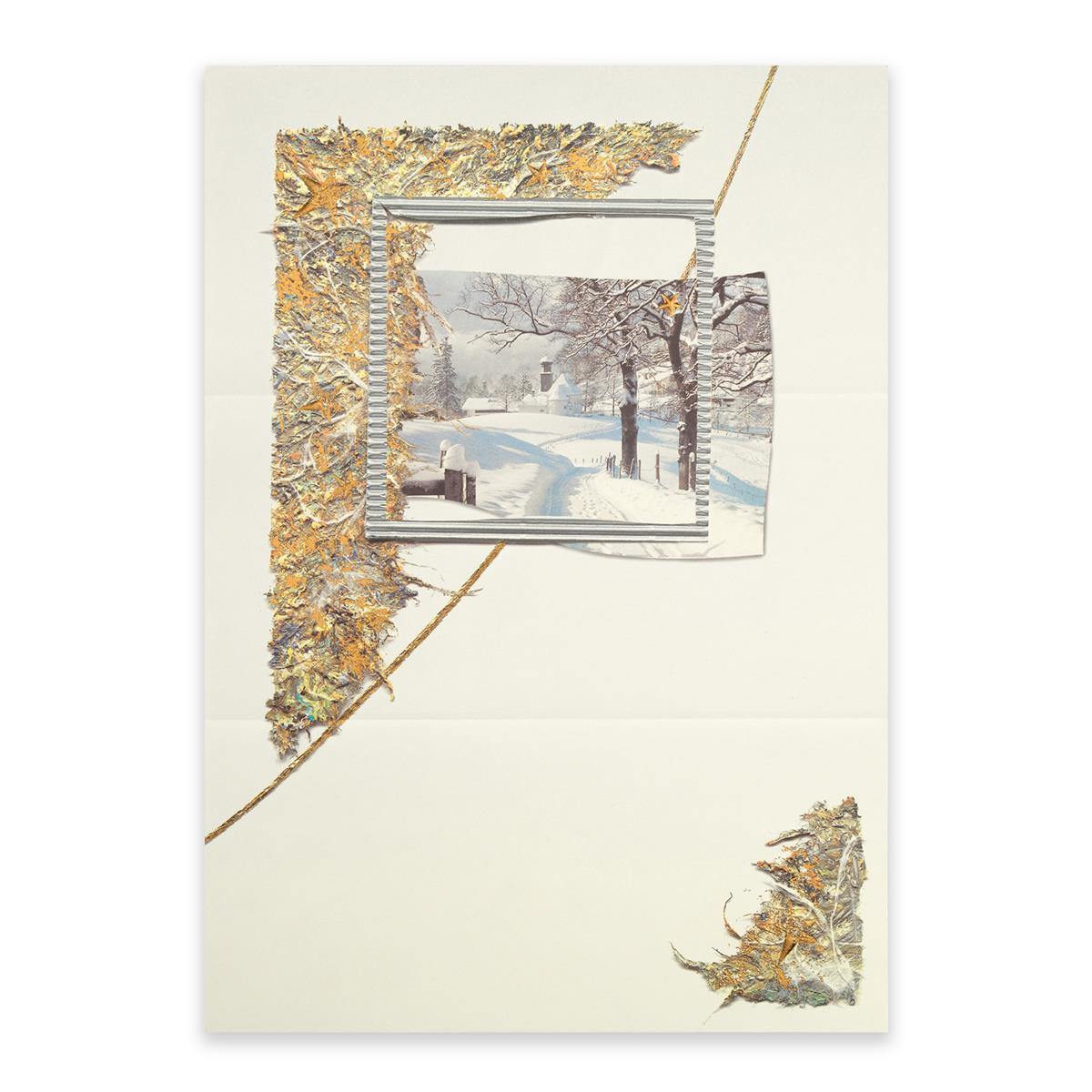 99470 Weihnachtsbrief Winterlandschaft