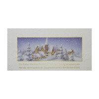 91790 Weihnachtskarte Motiv Dorf
