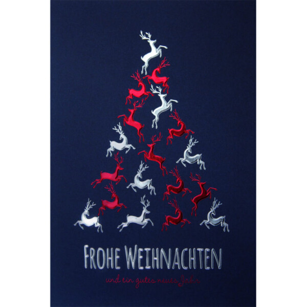 918-610 Weihnachtskarte mit TANNE