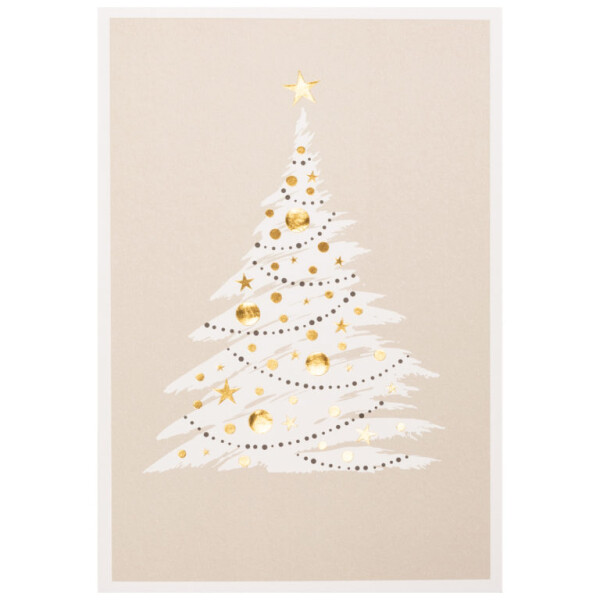 919-114 Weihnachtskarte Motiv Tanne