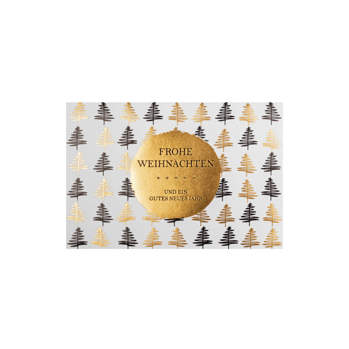 919-202 Weihnachtskarte Motiv Tanne mit Text