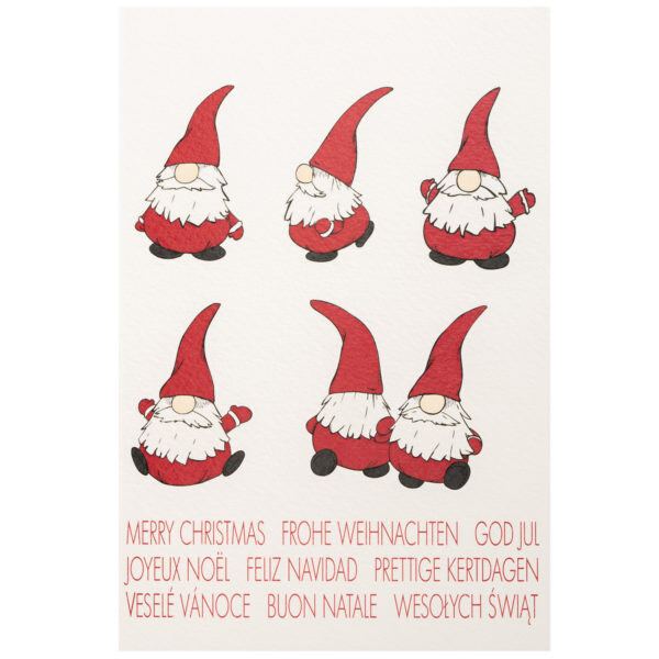 919-216 Weihnachtskarte Motiv Wichtel