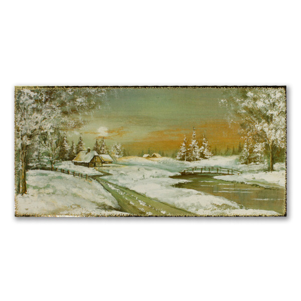 98235 Weihnachtskarte Landschaftsmotiv