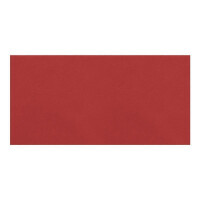 50 Brief-Umschläge DIN Lang - Dunkel-Rot - 110 g/m² - 11 x 22 cm - sehr formstabil - Haftklebung - Qualitätsmarke: FarbenFroh by GUSTAV NEUSER