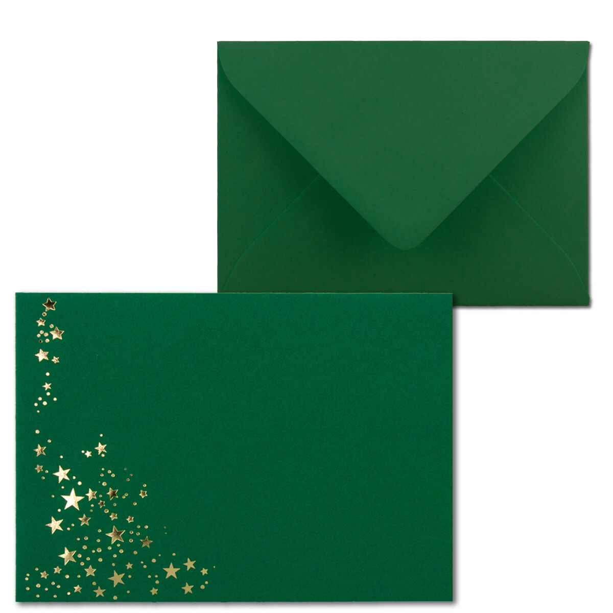 100x Weihnachts-Briefumschläge - DIN B6 - mit...