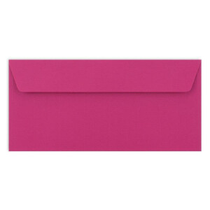 50 Brief-Umschläge DIN Lang - Amarena-Rot gerippt - 110 g/m² - 11 x 22 cm - sehr formstabil - Haftklebung - Qualitätsmarke: FarbenFroh by GUSTAV NEUSER