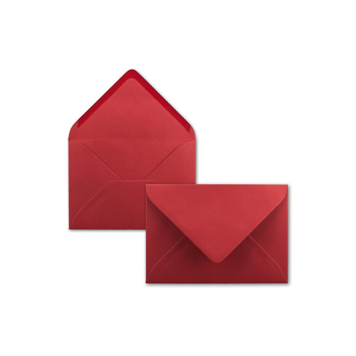 500x Brief-Umschläge Format B6 - Rosen-Rot- 12 x...