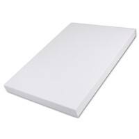 1x DIN A4 - Hochwertige Geschenk- und Aufbewahrungsbox - 30,2 x 21,3 x 2,1 cm - Weiss - stabiler 650 g/m² Karton
