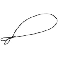 250 Stück Schmuck-Gummiband SCHWARZ für Einladungskarten mit Einlegeblatt - für Klappkarten A6 B6 DIN Lang Quadratisch A5 mit schöner Schlaufe