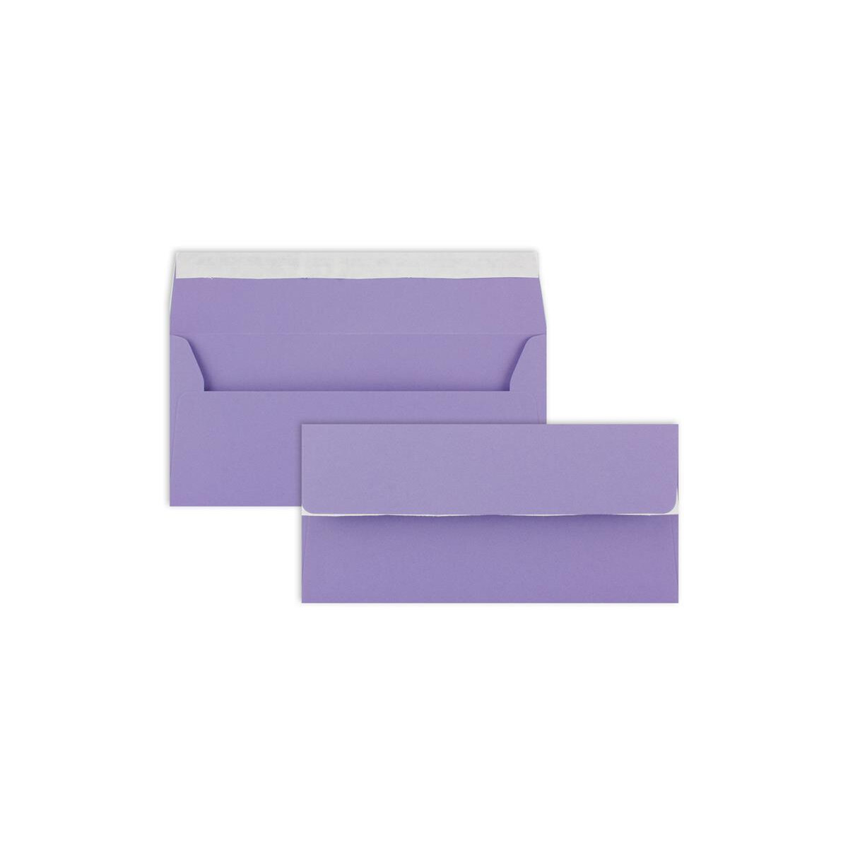 50 Brief-Umschläge DIN Lang - Viole box
