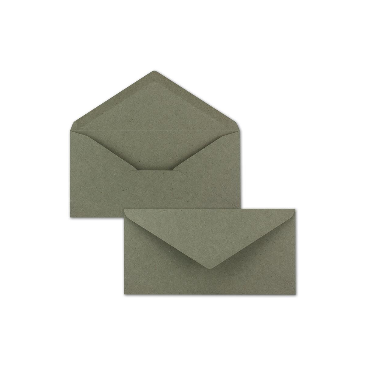 25x Kraftpapier Umschläge DIN Lang  box
