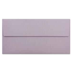 75 Brief-Umschläge DIN Lang - Lila - 110 g/m² - 11 x 22 cm - sehr formstabil - Haftklebung - Qualitätsmarke: FarbenFroh by GUSTAV NEUSER