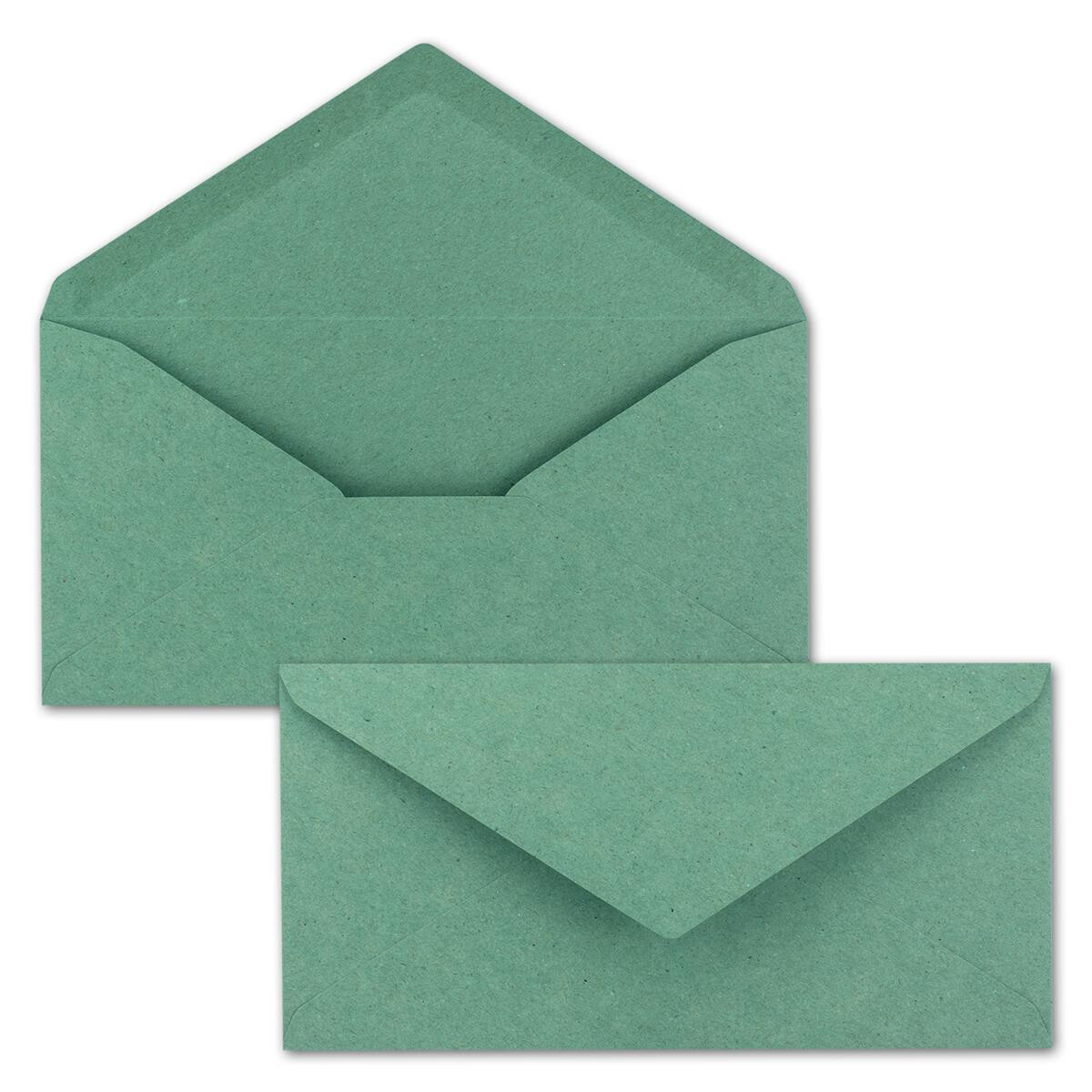 50x Kraftpapier-Umschläge DIN Lang  box