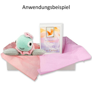 Hochwertige Aufbewahrungs- und Geschenkboxen - 1 Stück - DIN A4 - Dunkelrot (Rot) bezogen - 302 x 213 x 70 mm