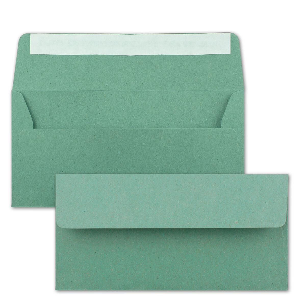 25x Kraftpapier-Umschläge DIN Lang  box