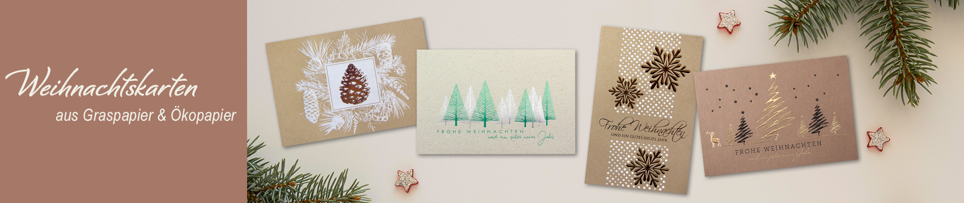 Graspapierkarten und Ökokarten