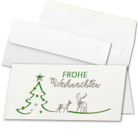 Weihnachtskarte - Hochweiß