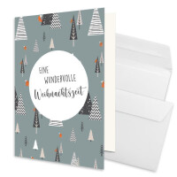 Weihnachtskarte - Hochweiß