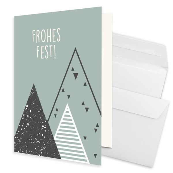 Weihnachtskarte - Hochweiß