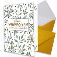Weihnachtskarte - Gold