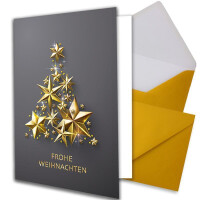 Weihnachtskarte - Gold